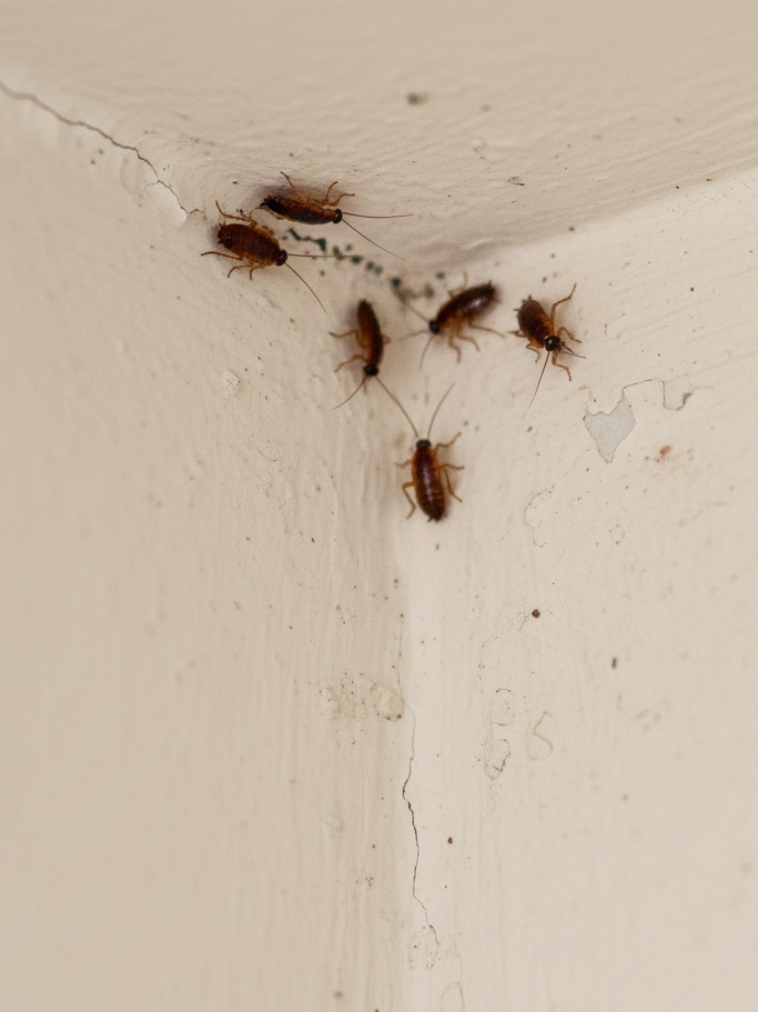 infestation de cafards (blattes germaniques) appeler ANNA Antinuisible Professionnel Gironde