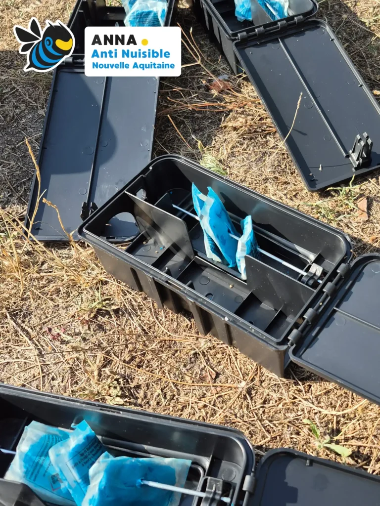Installation de pièges à rats par entreprise dératisation en Gironde