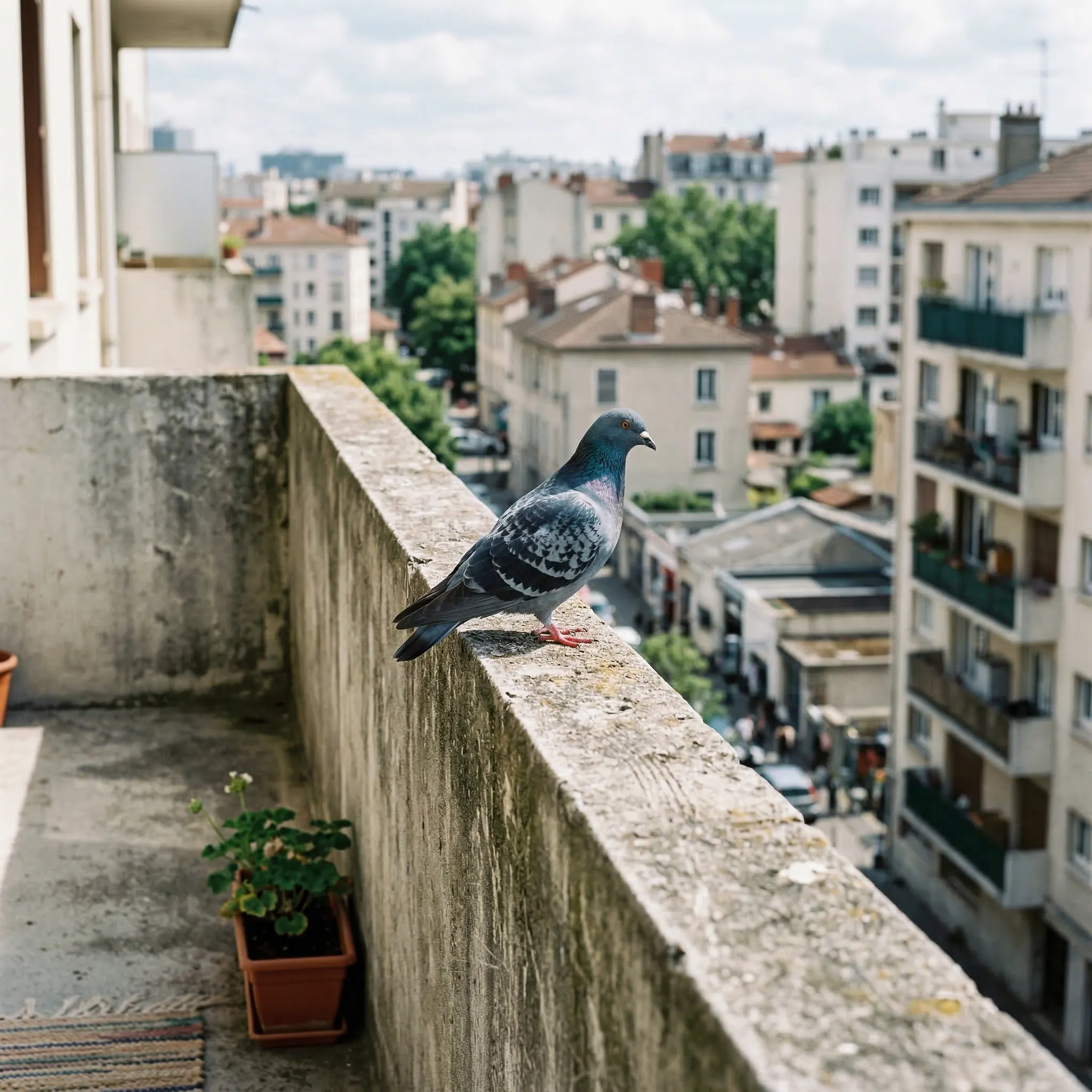 Dépigeonnage balcon Bordeaux Eysines — Anna Anti-Nuisible