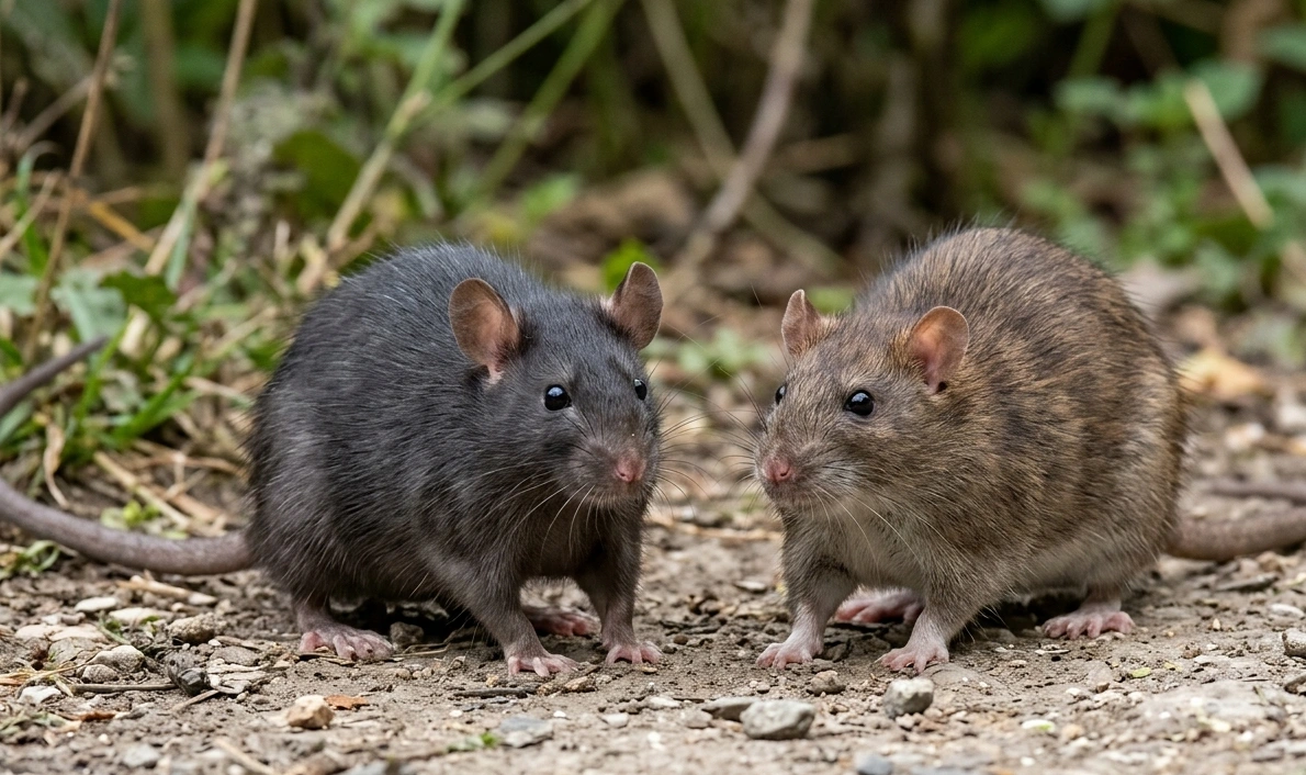 Rat brun et rat noir différences traitement dératisation Gironde