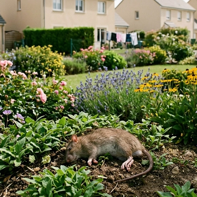 Rat mort trouvé dans le jardin, que faire, dératisation Gironde