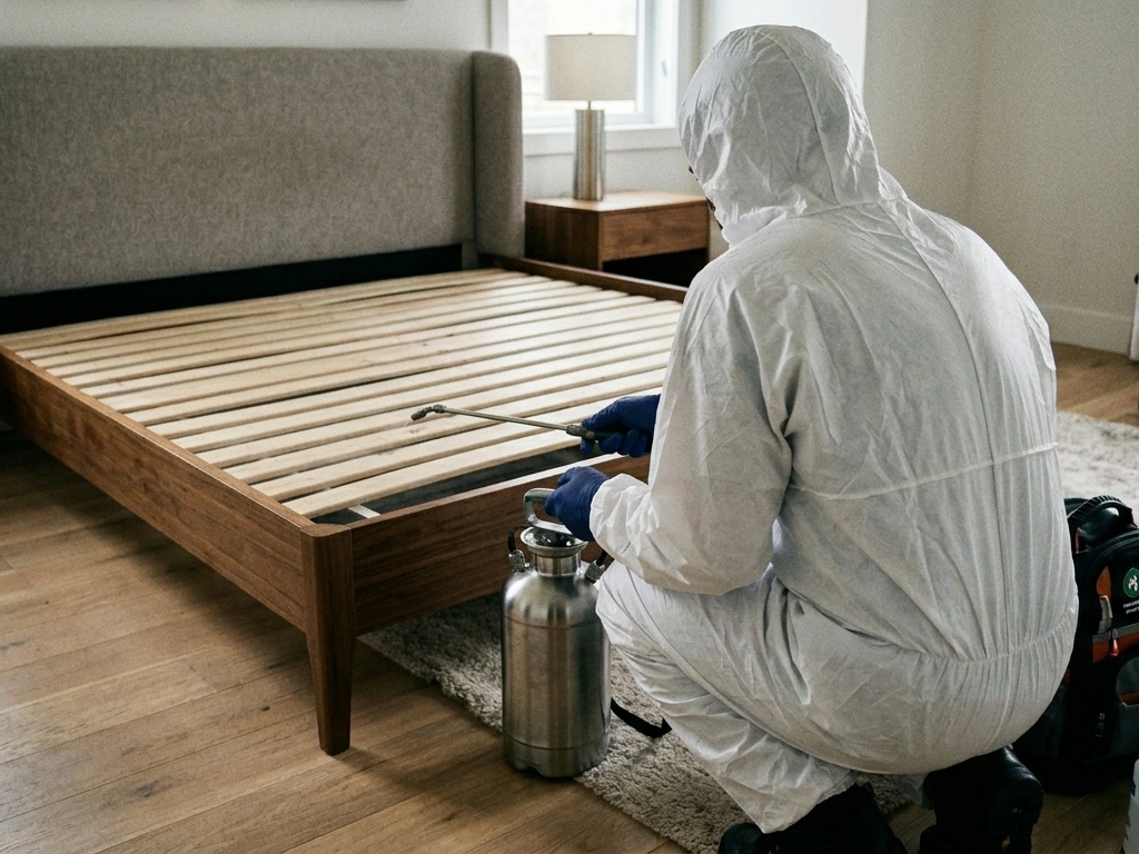 Intervention punaises de lit dans un AirBnB à Bordeaux désinsectisation professionnelle